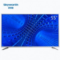 創(chuàng)維（Skyworth）55V6 55英寸 18核金屬邊框4色4K超高清智能網(wǎng)絡(luò)液晶電視機（銀色）