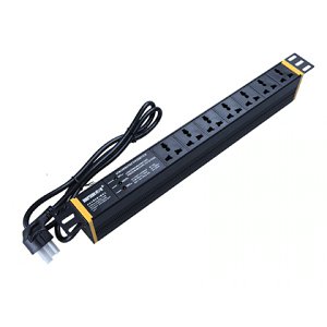 PDU機(jī)柜插座 綜合防浪涌保護(hù)模塊 7位萬用10A 帶1.5米電源線