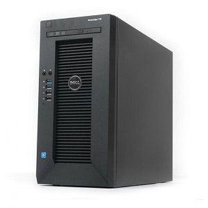 戴爾（DELL）Poweredge T30塔式服務(wù)器主機(jī)商務(wù)辦公電腦整機(jī) T30【E3-1225v5 四核】+顯示器 8G內(nèi)存〡2塊1TB SATA硬盤