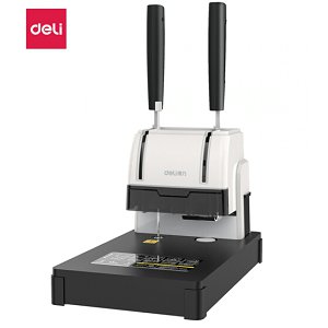 得力（deli）33015 財務(wù)憑證裝訂機 檔案打孔機