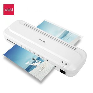 得力（deli）A3 A4照片塑封機(jī) 過塑機(jī) 過膠機(jī)相片過膜機(jī)文件覆膜機(jī) 及 塑封膜 2132 A4家用迷你塑封機(jī)