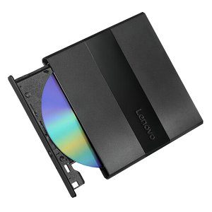 聯(lián)想（Lenovo）8倍速 USB2.0 外置光驅(qū) DVD刻錄機(jī) 移動(dòng)光驅(qū) 黑色(兼容Win7/8/10/XP/蘋果MAC雙系統(tǒng)/DB75-Plus
