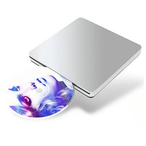 吸入式USB3.0外置DVD刻錄機(jī) 蘋(píng)果MAC臺(tái)式聯(lián)想筆記本電腦外接移動(dòng)光驅(qū) 吸入式USB2.0【星光銀】