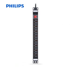 飛利浦（PHILIPS）8位2米PDU機(jī)柜電源插座板