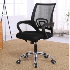 辦公家具電腦椅家用辦公椅子網(wǎng)椅休閑轉(zhuǎn)椅人體工學(xué)椅職員椅子 黑框黑色