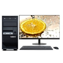聯(lián)想（ThinkServer）TS250塔式服務(wù)器主機(jī) E3-1225V6 +21.5英寸IPS顯示 16GB /128G固態(tài)/2×1T/RAID1
