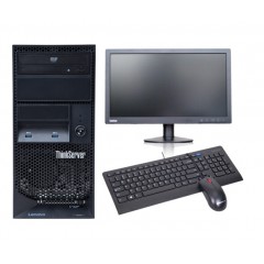 聯(lián)想（Lenovo） TS250 服務(wù)器 塔式服務(wù)器 服務(wù)器主機(jī) E3-1225v6+19.5顯示器 16G內(nèi)存丨3x1T硬盤丨RAID5