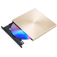 華碩(ASUS) 8倍速 外置DVD刻錄機 移動光驅(qū) 支持USB/Type-C接口 (兼容蘋果系統(tǒng)/SDRW-08U9M-U)-金色