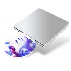 吸入式USB3.0外置DVD刻錄機 蘋果MAC臺式聯(lián)想筆記本電腦外接移動光驅 吸入式USB2.0【星光銀】