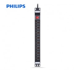 飛利浦（PHILIPS）8位2米PDU機(jī)柜電源插座板
