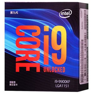 Intel/英特爾酷睿i9-9900kF盒裝CPU8核16線程 1151針腳電腦處理器